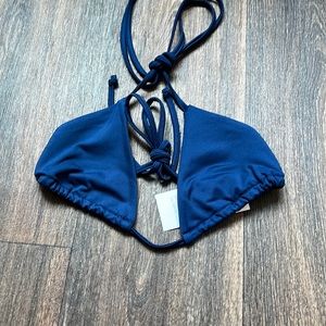 Londre Blue Bikini Top